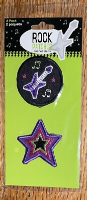 Devrian Global Ind Rock Guitar Star ~Peel & Stick Correction EMBROIDERED PATCHES