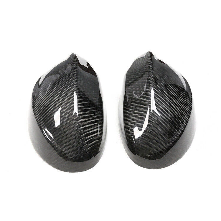 Tapas de cubierta de espejo retrovisor de fibra de carbono seco para BMW Serie 3 E90 320i 325i 330i 2004-2012 Foto 4 de 4