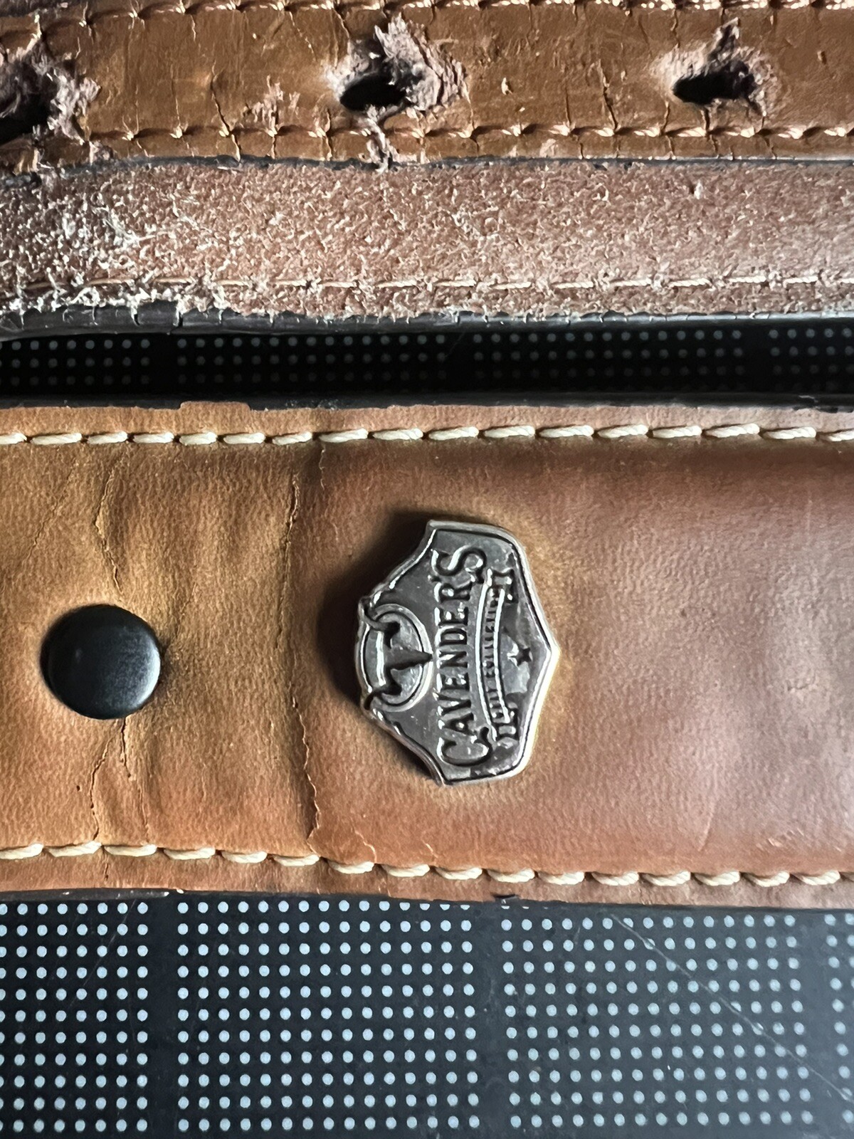 Cavenders Belt Mens 36 Brown Leather eBay