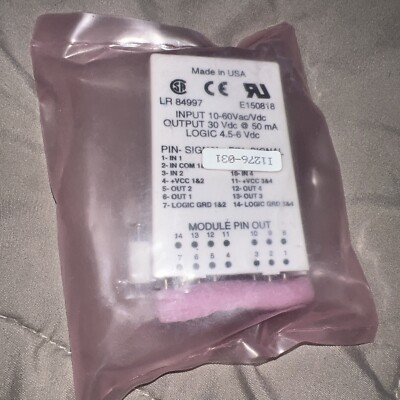Logic Solid State Relay 30VDC @ 50 Ma - NEW WRC 1781-IB5Q Lr84947 E150818