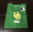 Nwt Nike Oregon Ducks Football  U of O SS T Shirt Mens Size XL Green Yellow O4
