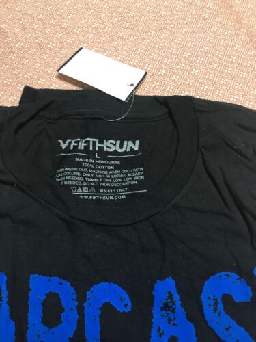 FifthSun Men M Black Graphic T-shirt:”Sarcasm It’s A Dirty Job...”. 100%Cotton. - Picture 2 of 3