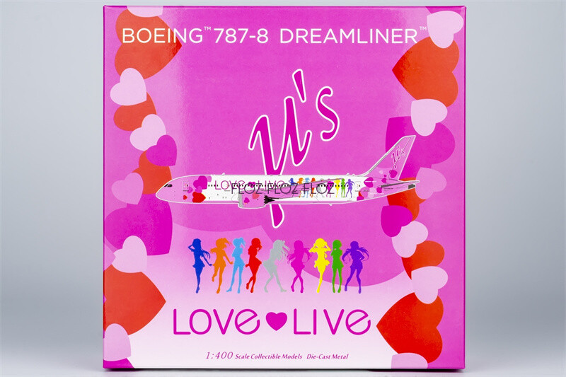 航空機・ヘリコプター NG Model 1:400 Love Live B787-8 JA01LL NG Models Love Live for Boeing B787-8 JA01LL Dreamliner 1