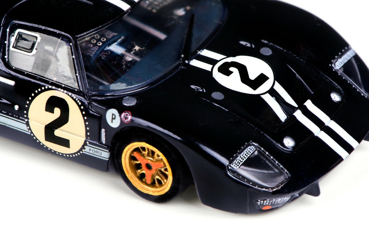 New AFX Ford GT40 MK IIB #2 Mega G+ Fits Auto World, HO Slot Car