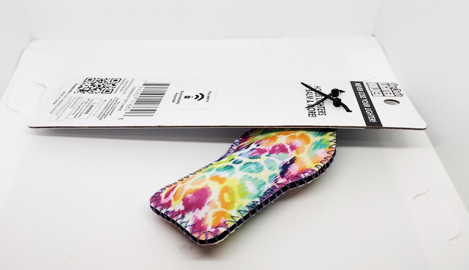 Smokezilla Tie Dye Neoprene Lighter Holder Carabiner Key Chain