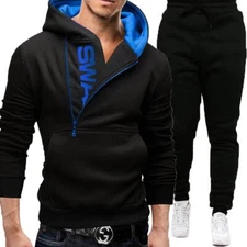 Men's Sportswear Set Two-piece Hooded Sportswear + Pants Winter Casual Outdoor