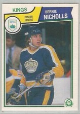 Bernie Nicholls Los Angeles Kings 1983-84 O-Pee-Chee RC