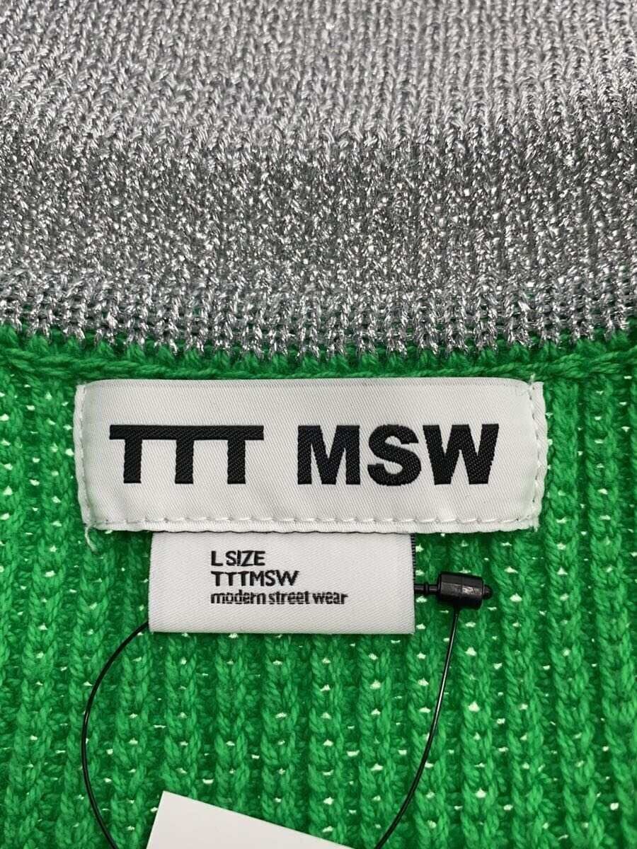 TTTMSW Cardigan (Thick L Cotton Green TTT-2024SS-KT02 Used TTTMSW Cardigan (Thick L Cotton Green TTT-2024SS-KT02 Used
