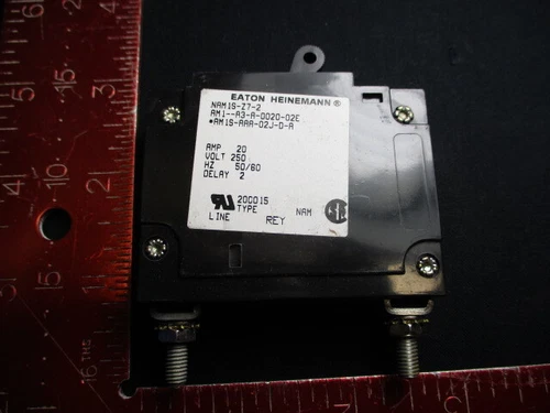 Eaton AM1-A3-A-0020-02E 20A 250V DELAY 2 50/60HZ CIRCUIT BREAKER