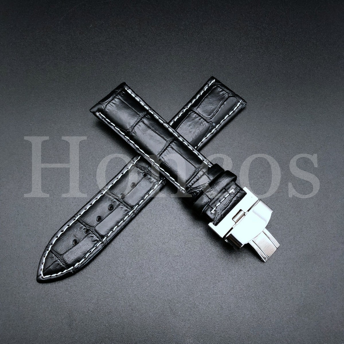 22MM LEATHER STRAP WATCH BAND FITS FOR BREITLING BENTLEY
