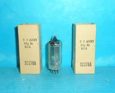 2 RCA JRC-2D21 Tubes D Getter NOS/NIB 