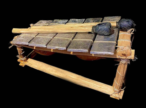 Instrument de musique africain tribal fait main xylophone africain-3275 - Photo 1 sur 12