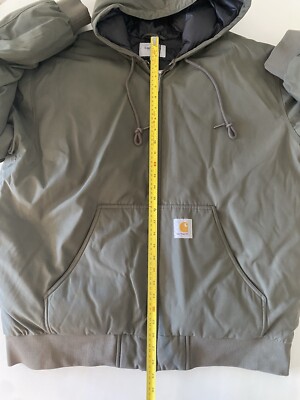 Carhartt WIP Cypress Active Cold Jacket XXL Winter Zip Hoodie NWT