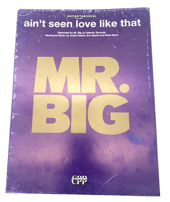 Ain't Seen Love Like That Recorded by Mr. Big 1993 Piano/Vocal /Guitar