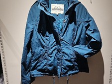Womens Teal Lightweight Jacket Size 12 Mantaray Express Shipping