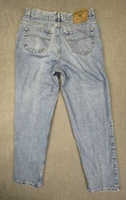 Vintage Tommy Hilfiger Jeans Mens 36x32 Blue Denim Pants Actual 34x32