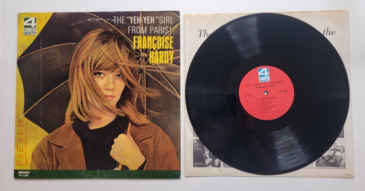 Francoise Hardy The Yeh-Yeh Girl From Paris! LP 4 Corners Mono FCL