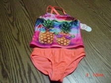 NWT Girls Tankini Swimsuit Bathing Suit set by Wonder Nation