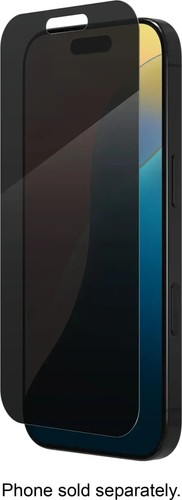 NEW! ZAGG InvisibleShield Glass Elite Privacy Screen Protector for iPhone 16 Pro - Zdjęcie 3 z 4