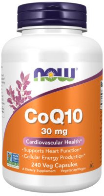 NOW FOODS CoQ10 30 mg (240 Kapseln)