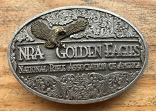 1994 Limted Edition NRA Golden Eagles Belt Buckle--Free Ship