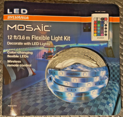 LED Sylvania Mosaic 12 fr flexible light kit Wireless Remote Color-changing