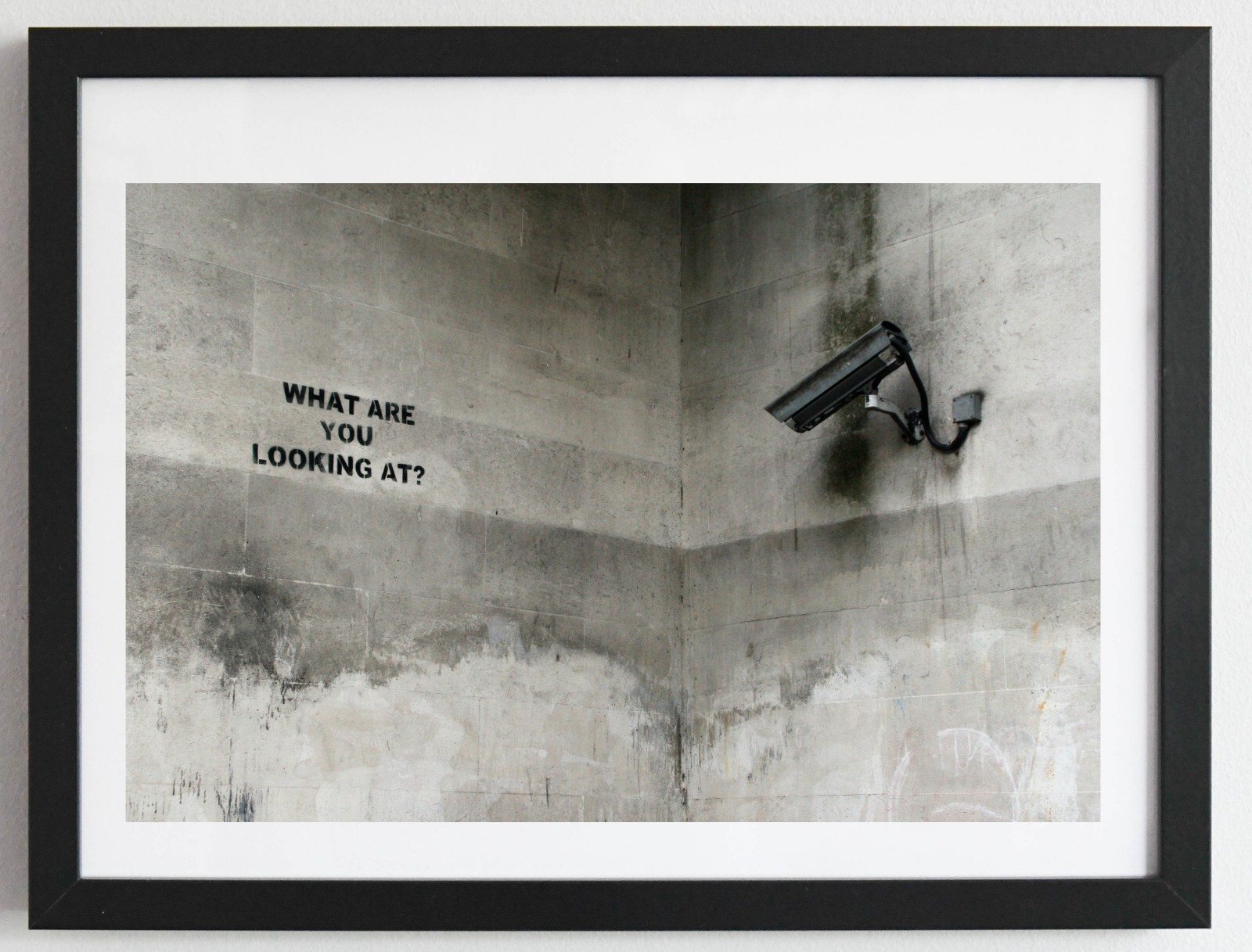 Tableau Banksy Street Art en Toile de 60x90 cm pour Decoration Murale Salon