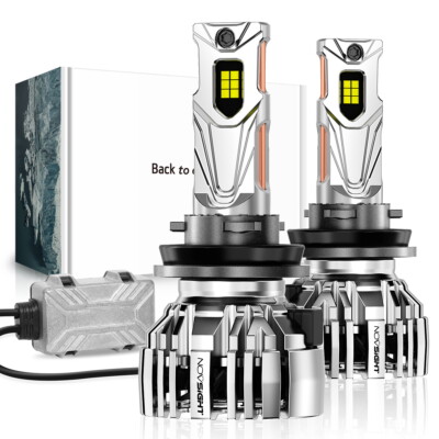 NOVSIGHT H11 LED Headlight Bulbs High-Low Beam 300% Lamp 6500K 32000LM 140W 2pcs