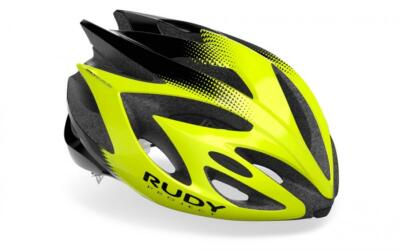 CASCO RUDY PROJECT RUSH Yellow Fluo - Black (Shiny)