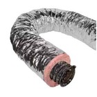 Master Flow 4 in x 25 ft. Insulated Flexible Duct R6 Silver Jacket Free Shipping