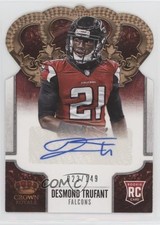 2013 Crown Royale Retail Bronze Die-Cut Signatures /149 Desmond Trufant Auto fm1