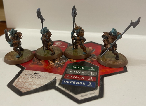 Heroscape Heavy Gruts Orcs Dawn of Darkness with Card - Bild 2 von 4