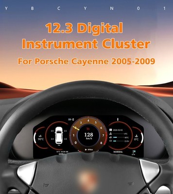 12.3'' CarPlay Digital Instrument Cluster Dashboard For Porsche Cayenne 2005-2009