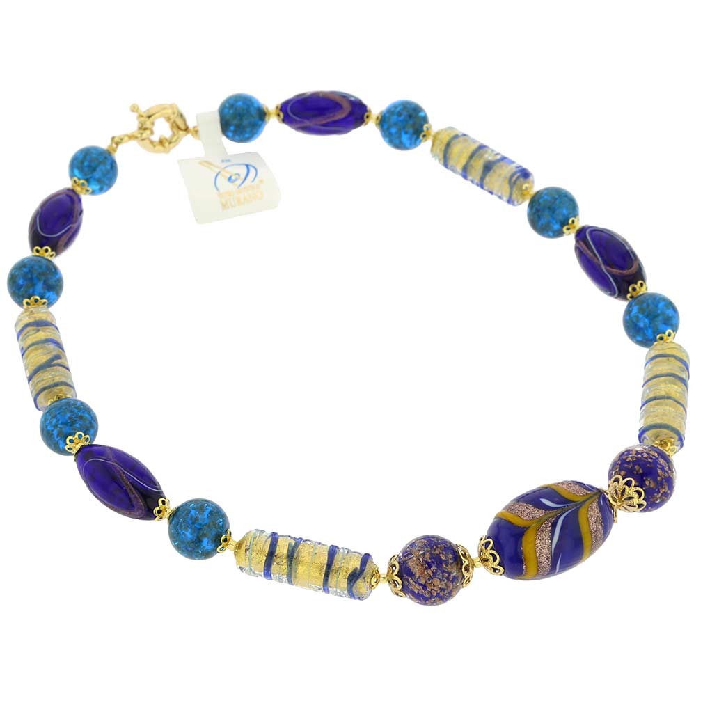 GlassOfVenice Murano Glass Necklace Laguna