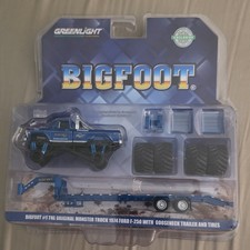 New Greenlight Bigfoot Ford F-250 Monster Truck 1:64 Limited Edition Diecast Set