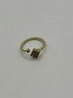 Beautiful Vintage Gold Tone Costume Ring Estate Jewelry