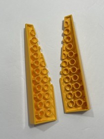 LEGO&reg; 42061pb36 42060pb36 Wedge 12 x 3 Left and Right Bright Light Orange