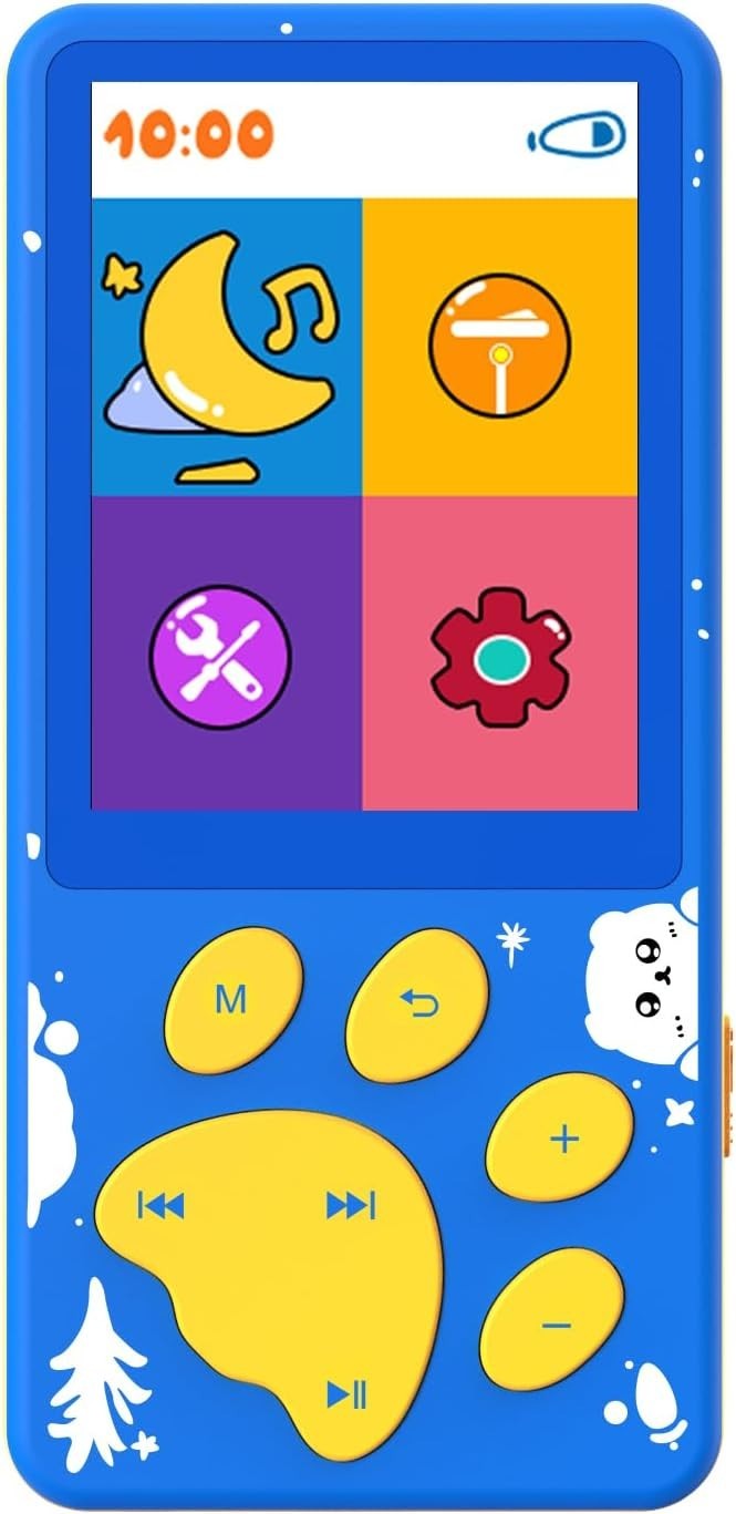 For Kids,32gb Kids Mp3 Player With Bluetooth,speaker, 2.4 Inch Color