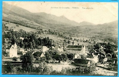 CPA : Environ de Grenoble - Theys - Vue générale / 1906