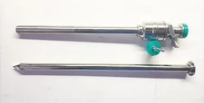 1pcs Laparoscopic Trocar Cannula 10mmx200mm Surgical SS Instruments CE Approved