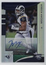2018 Panini Rookies & Stars Longevity Blue Signatures /75 Micah Kiser Auto 09ai