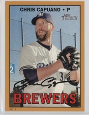 2016 Topps Heritage High Number 5/10 Chris Capuano #618 2d9