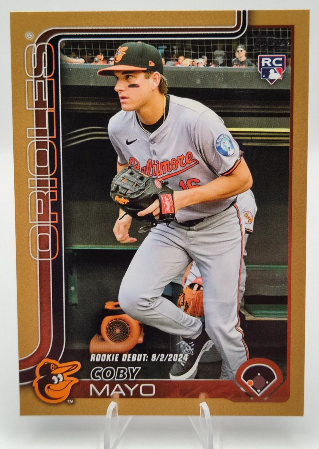 2025 Topps Update Series - Rookie Debut Coby Mayo #US282 Gold /2025 (RC)