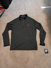 Alabama Crimson Tide Quarter 1/4 Zip Colosseum Athletics Sweater Men's Size XL