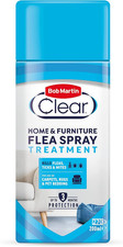 Bob Martin Clear Flea Spray Treatment for the Home - Kills Fleas, Ticks and Dust