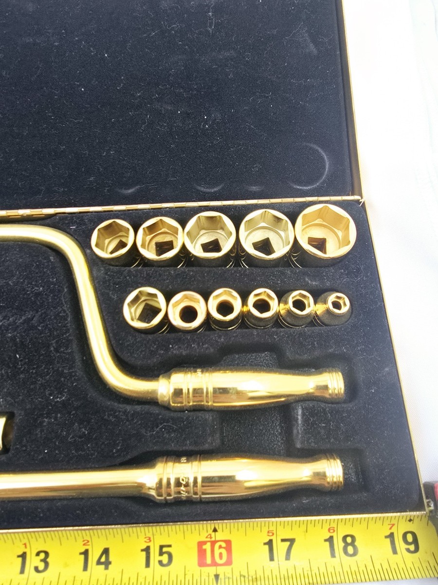 Snap-On Gold Plated 3/8