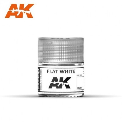 Real Color Acrylfarbe - Flat White 10ml von AK Interactive für Modellbauer