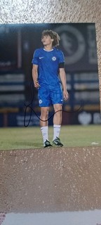 LANDON EMENALO CHELSEA HAND SIGNED ACTION PHOTO