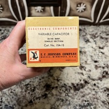 EF Johnson NEW 154-15 Air Variable Capacitor, 20-145 New Old Stock