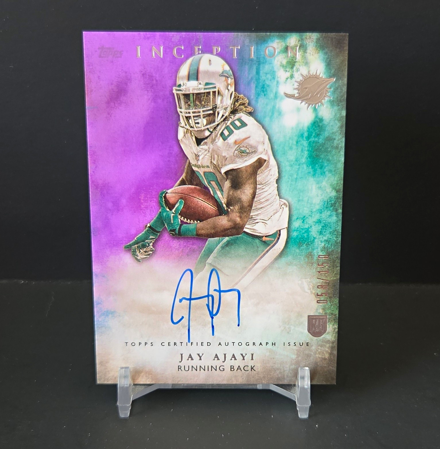 Jay Ajayi Topps Inception Rookie Autographs #RA23 Magenta
